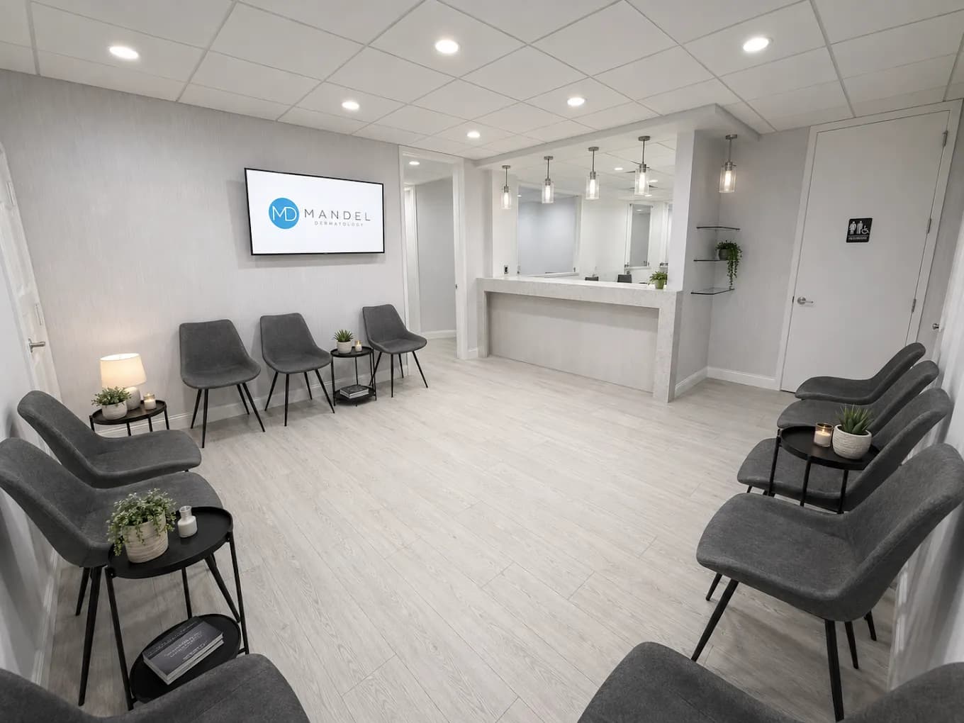 Palm Beach Gardens Mandel Dermatology office buildling